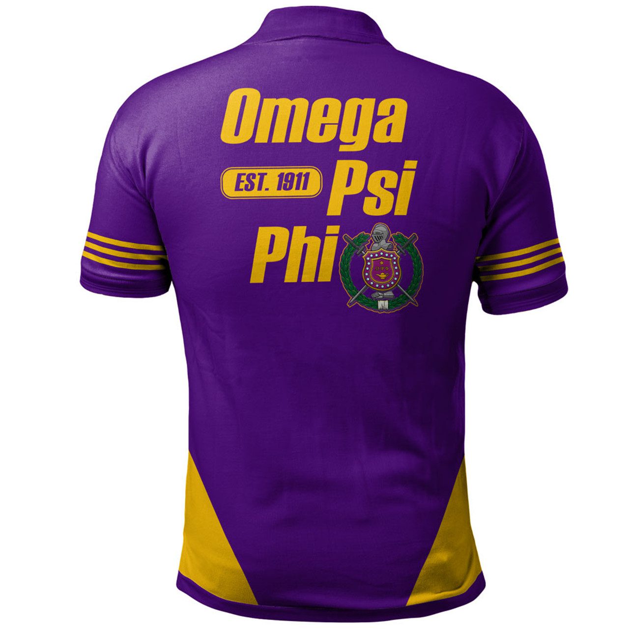 Omega Psi Phi Polo Shirt – Fraternity 1911 Founders Year Polo Shirt