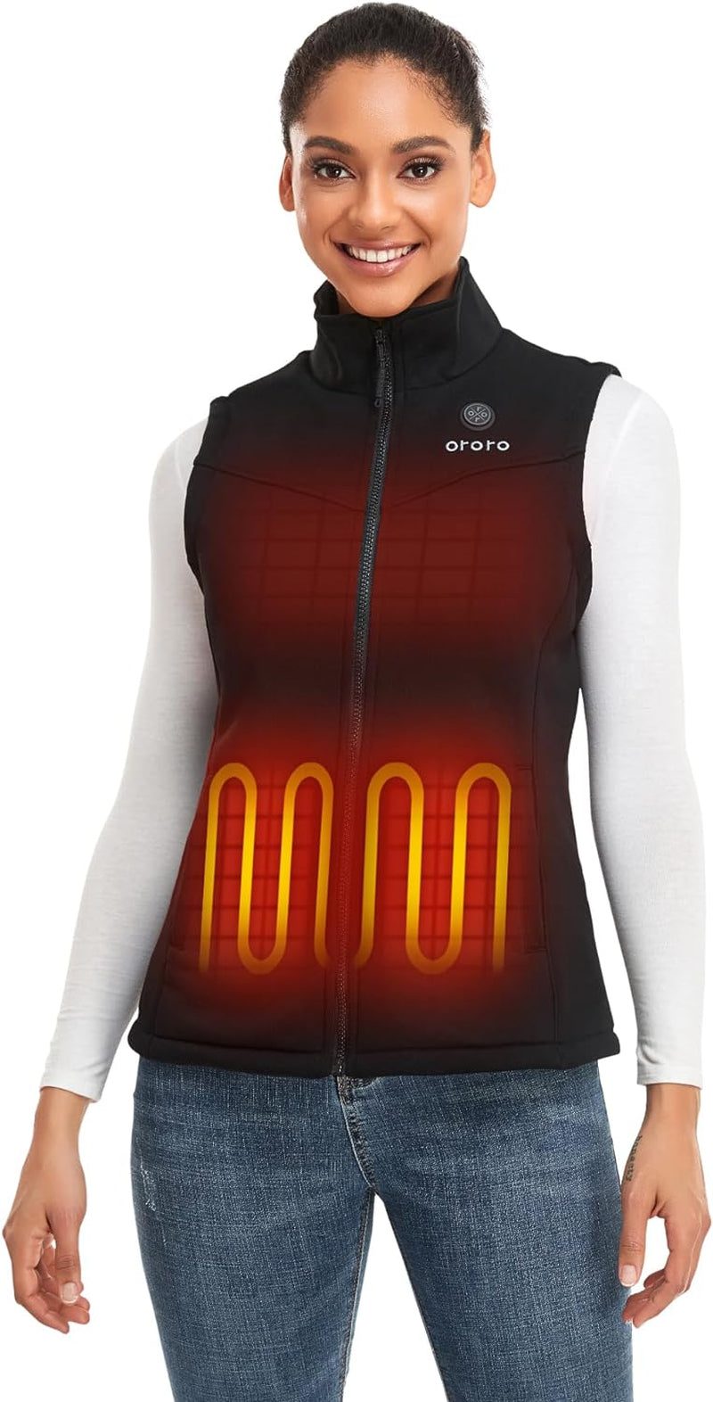 Winter warm Women’S Heated Vest with Battery – Electric Vest