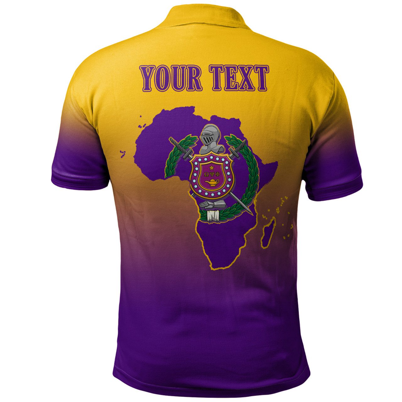 Omega Psi Phi Polo Shirt – Custom Fraternity African Map Polo Shirt