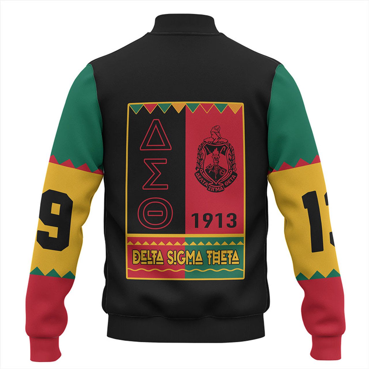 Delta Sigma Theta Baseball Jacket Black History Month