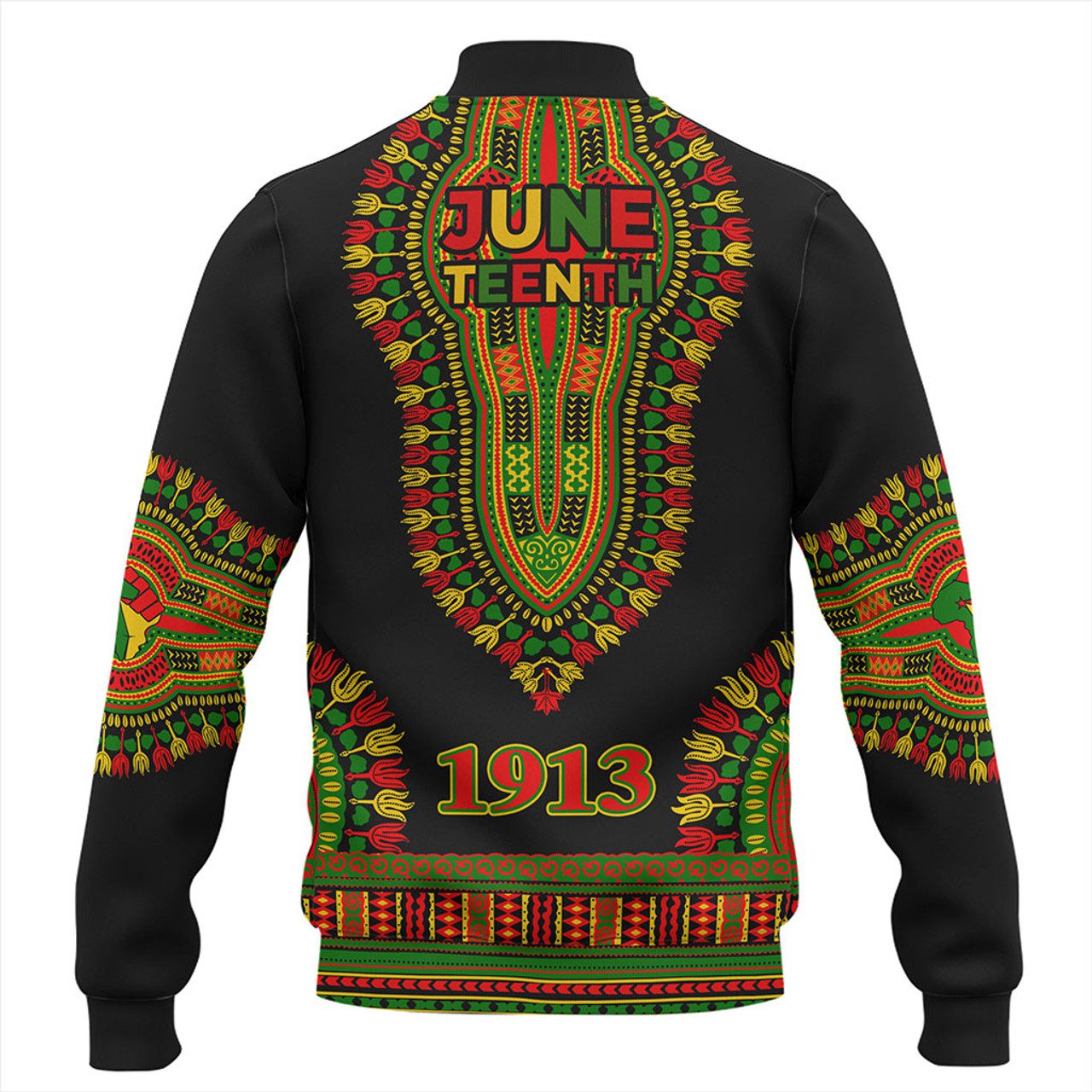 Delta Sigma Theta Baseball Jacket Dashiki Juneteenth