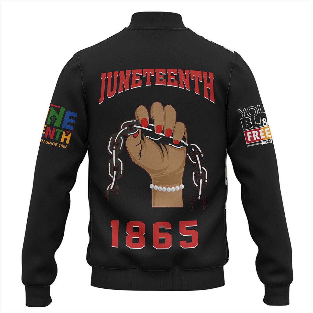 Delta Sigma Theta Baseball Jacket Juneteenth Pretty Girl