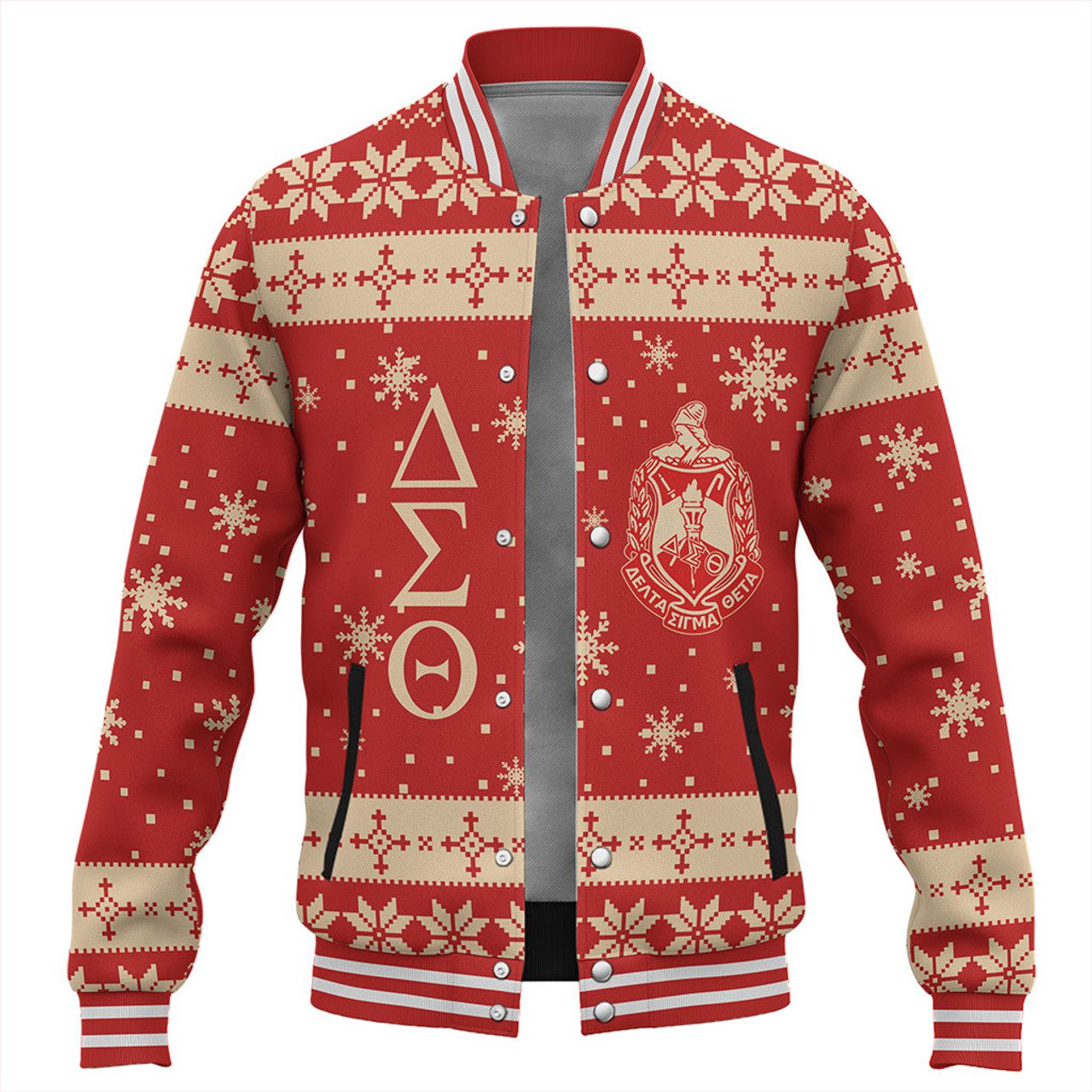 Delta Sigma Theta Baseball Jacket Sorority Christmas