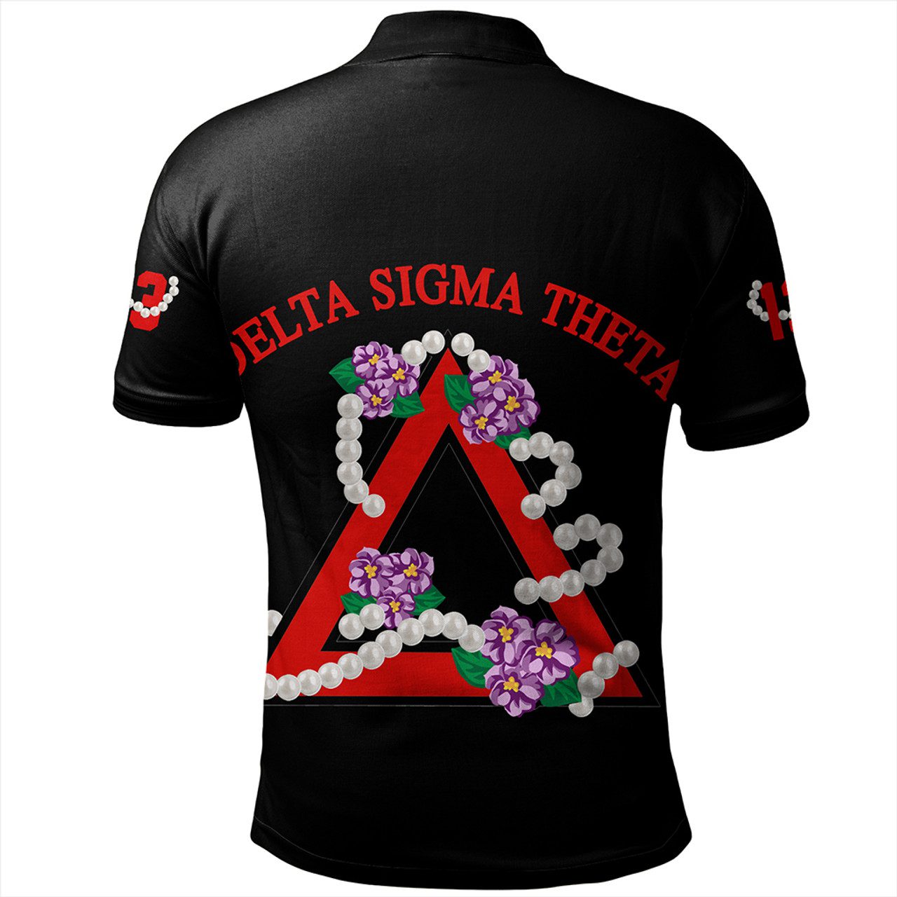 Delta Sigma Theta Polo Shirt Pearls