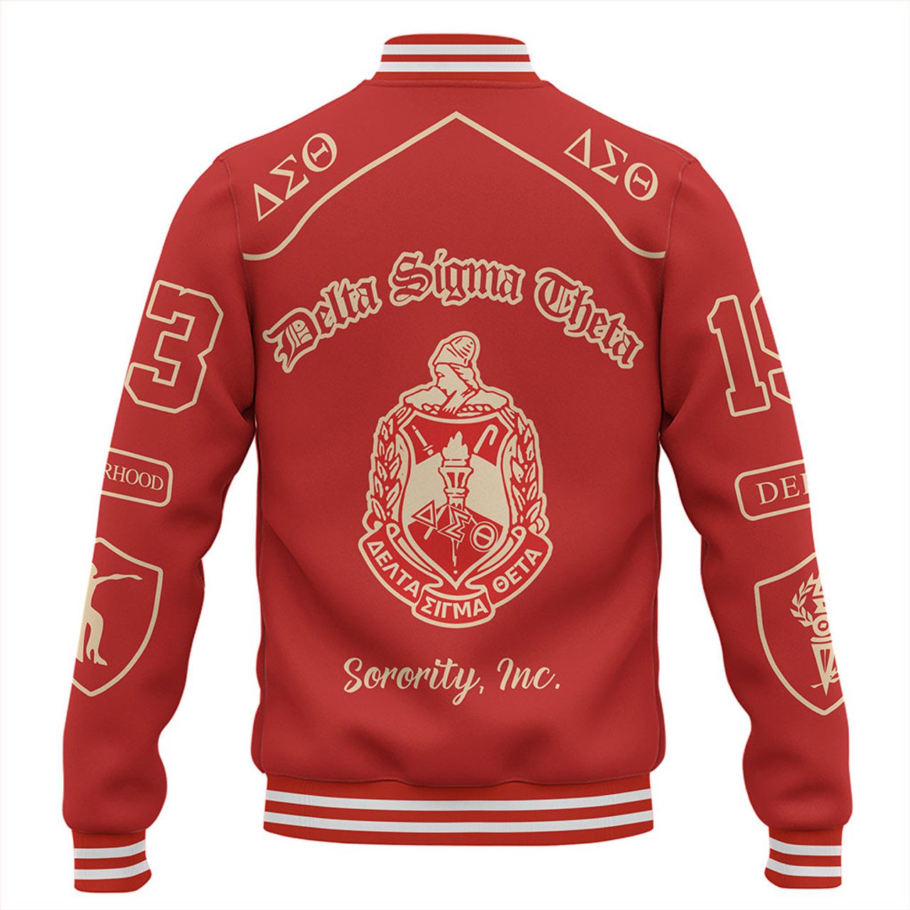 Delta Sigma Theta Baseball Jacket Greek Sorority Style