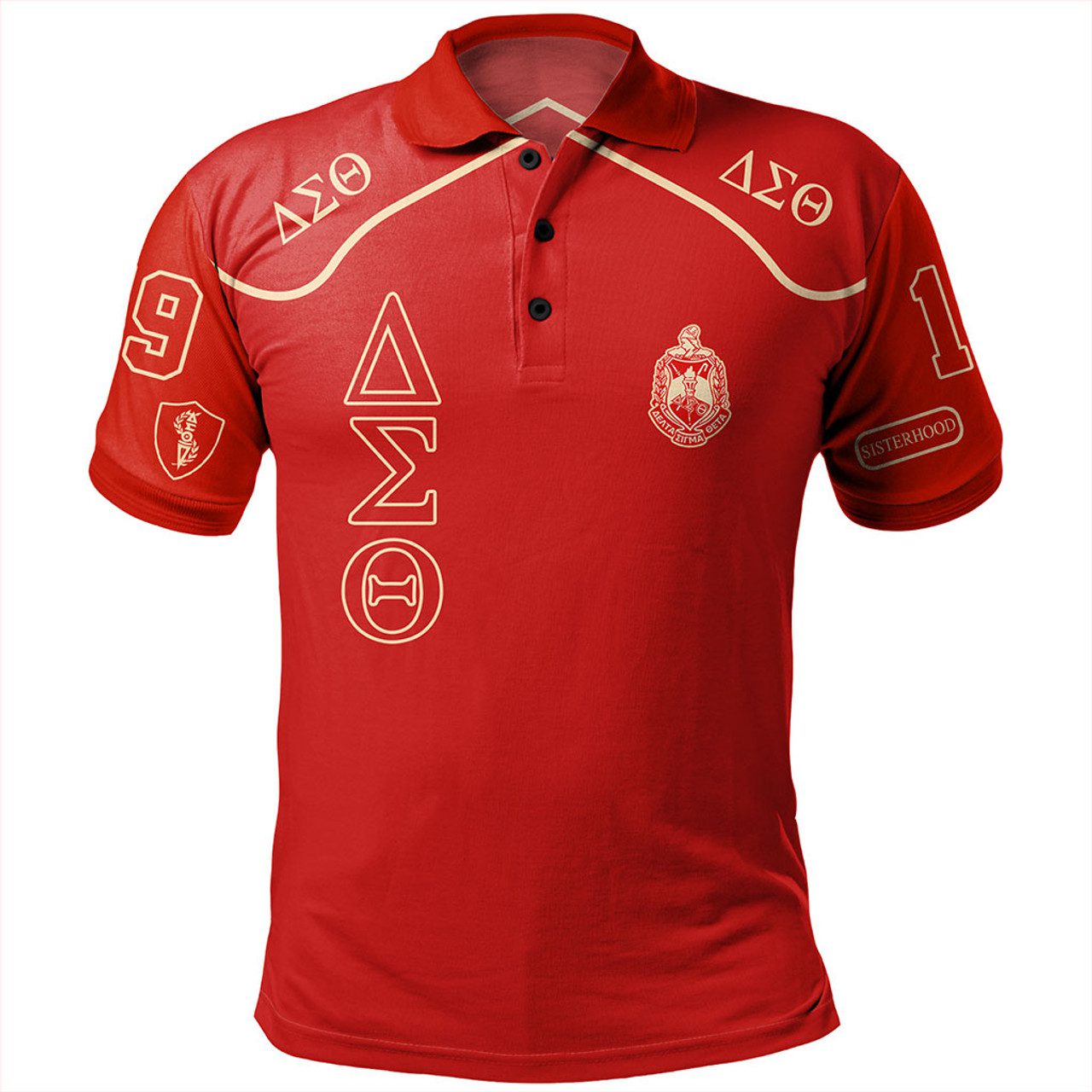 Delta Sigma Theta Polo Shirt Greek Sorority Style