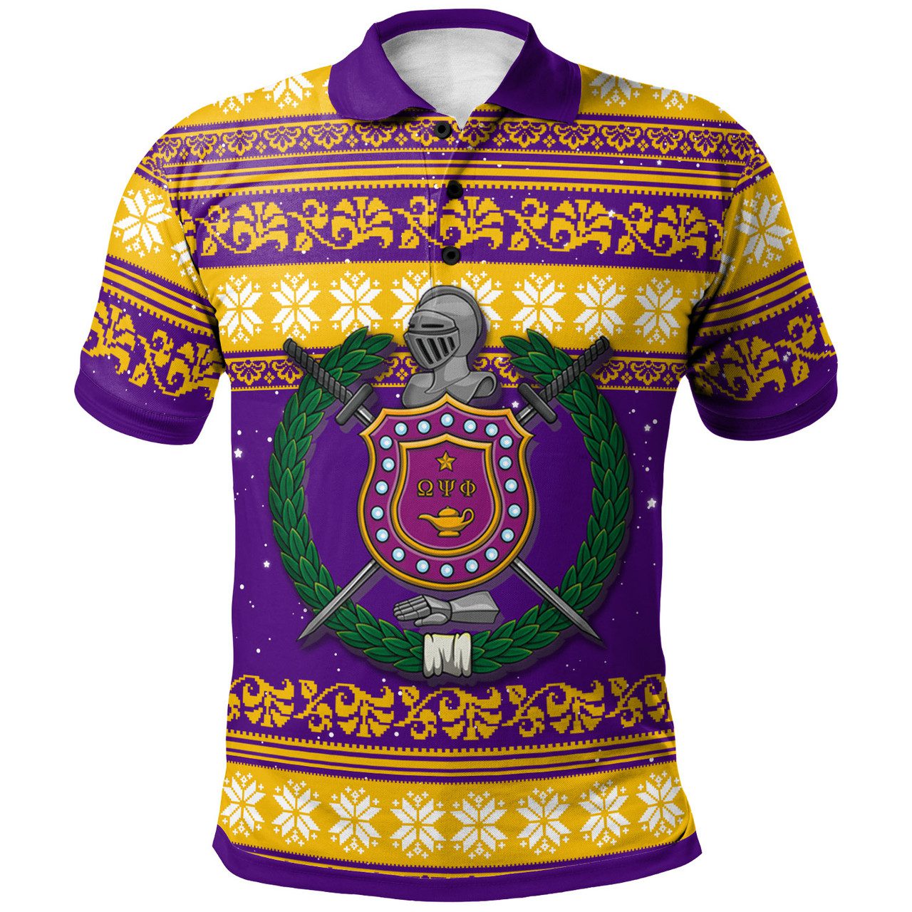 Christmas Omega Psi Phi Polo Shirt – Fraternity Omega Psi Phi Logo