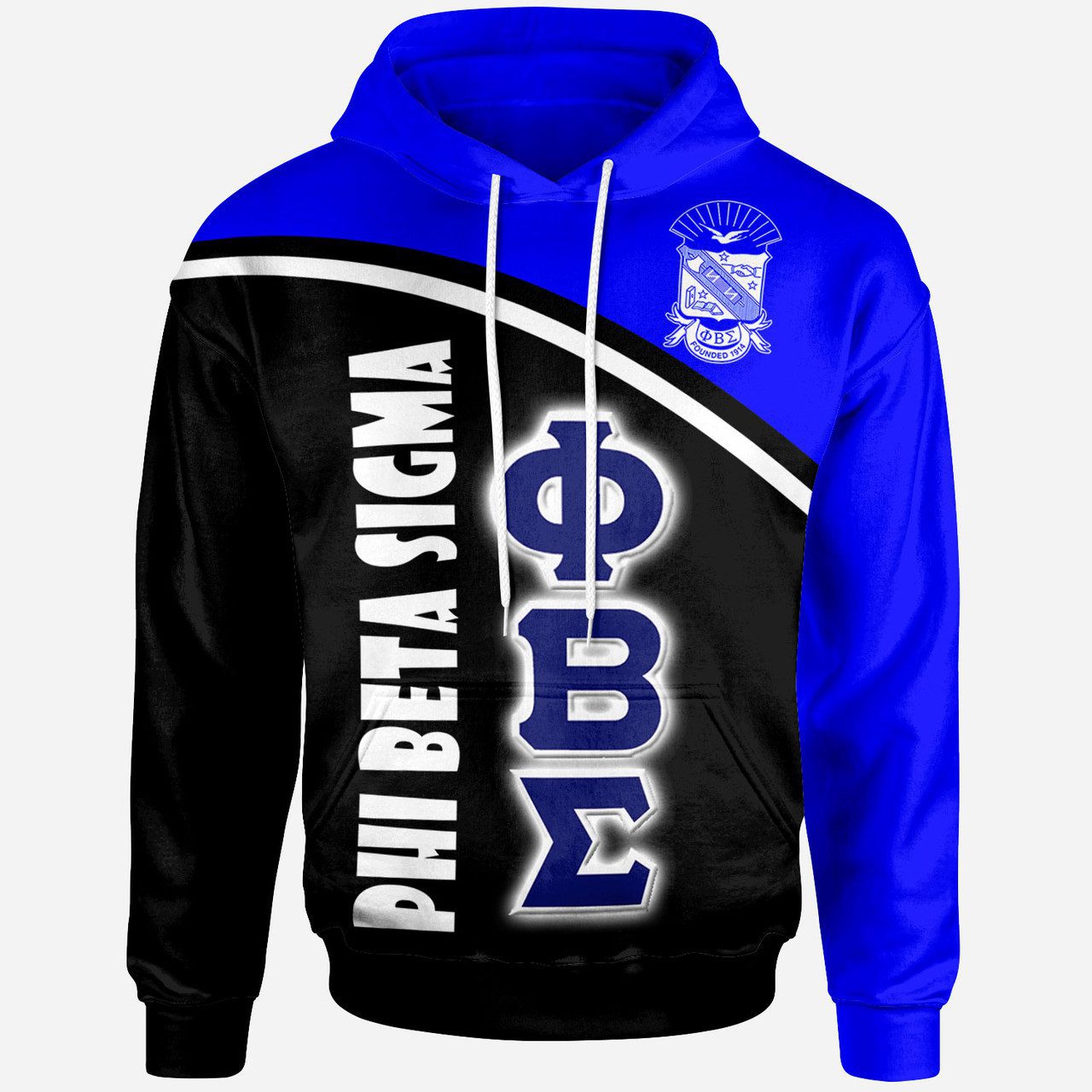 Phi Beta Sigma Hoodie – Fraternity Curve Version Hoodie