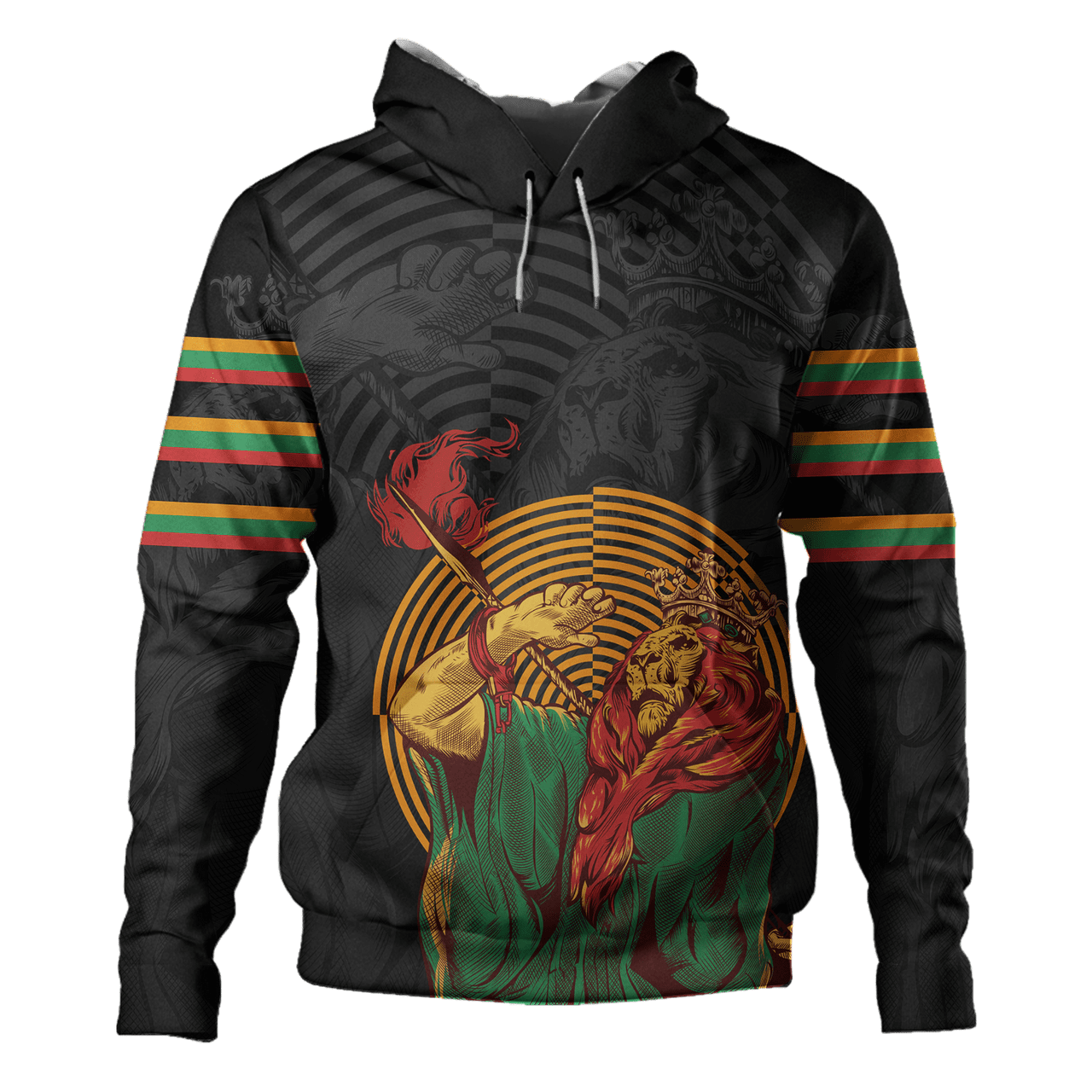 Lion Of Judah Ethiopia Hoodie – Shadow Style