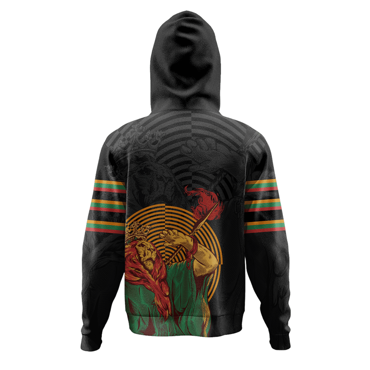 Lion Of Judah Ethiopia Hoodie – Shadow Style