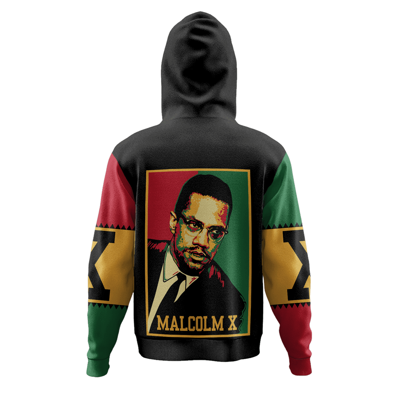 Africa Hoodie Malcolm X Retro