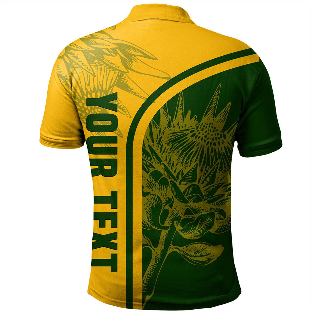 South Africa Polo Shirt Custom In My Heart