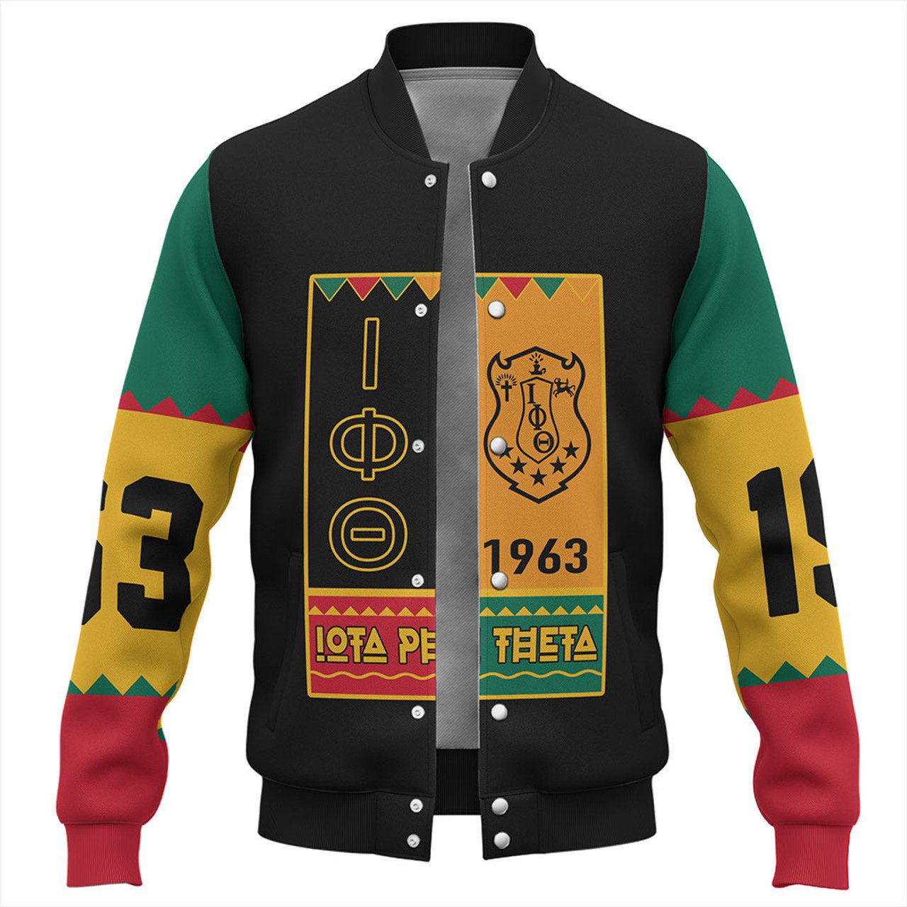 Iota Phi Theta Baseball Jacket Black History Month