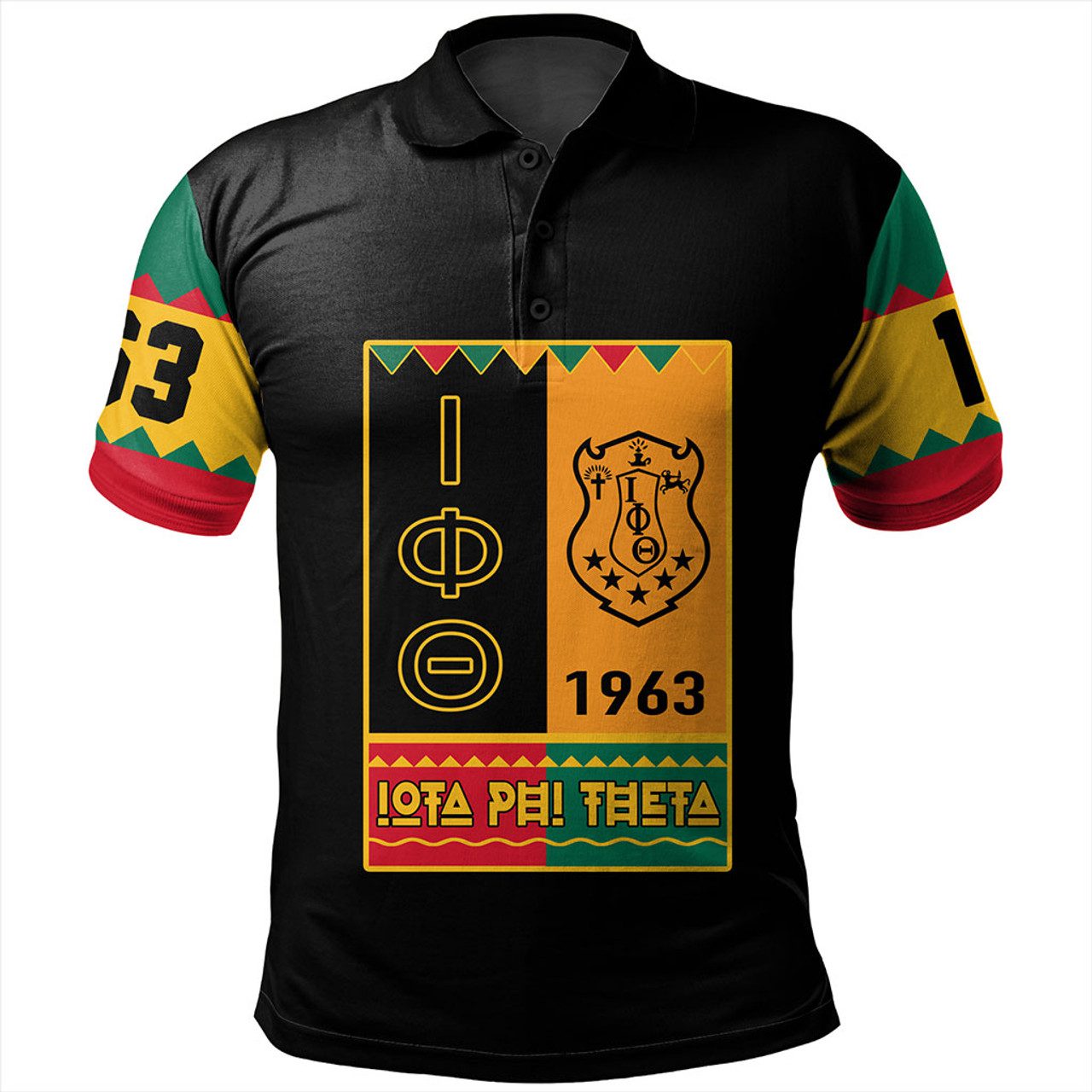 Iota Phi Theta Polo Shirt Black History Month