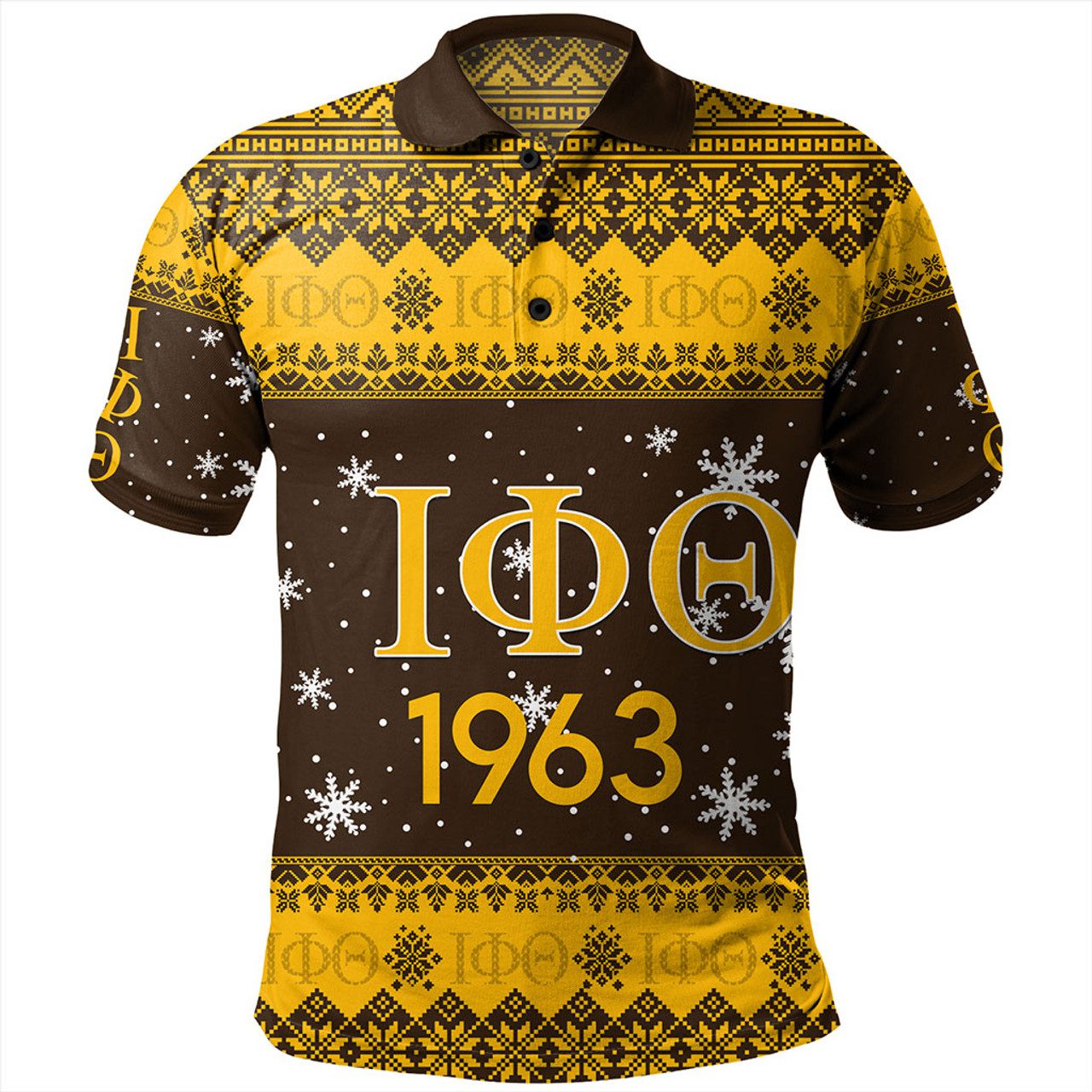 Iota Phi Theta Polo Shirt Fraternity Inc Christmas