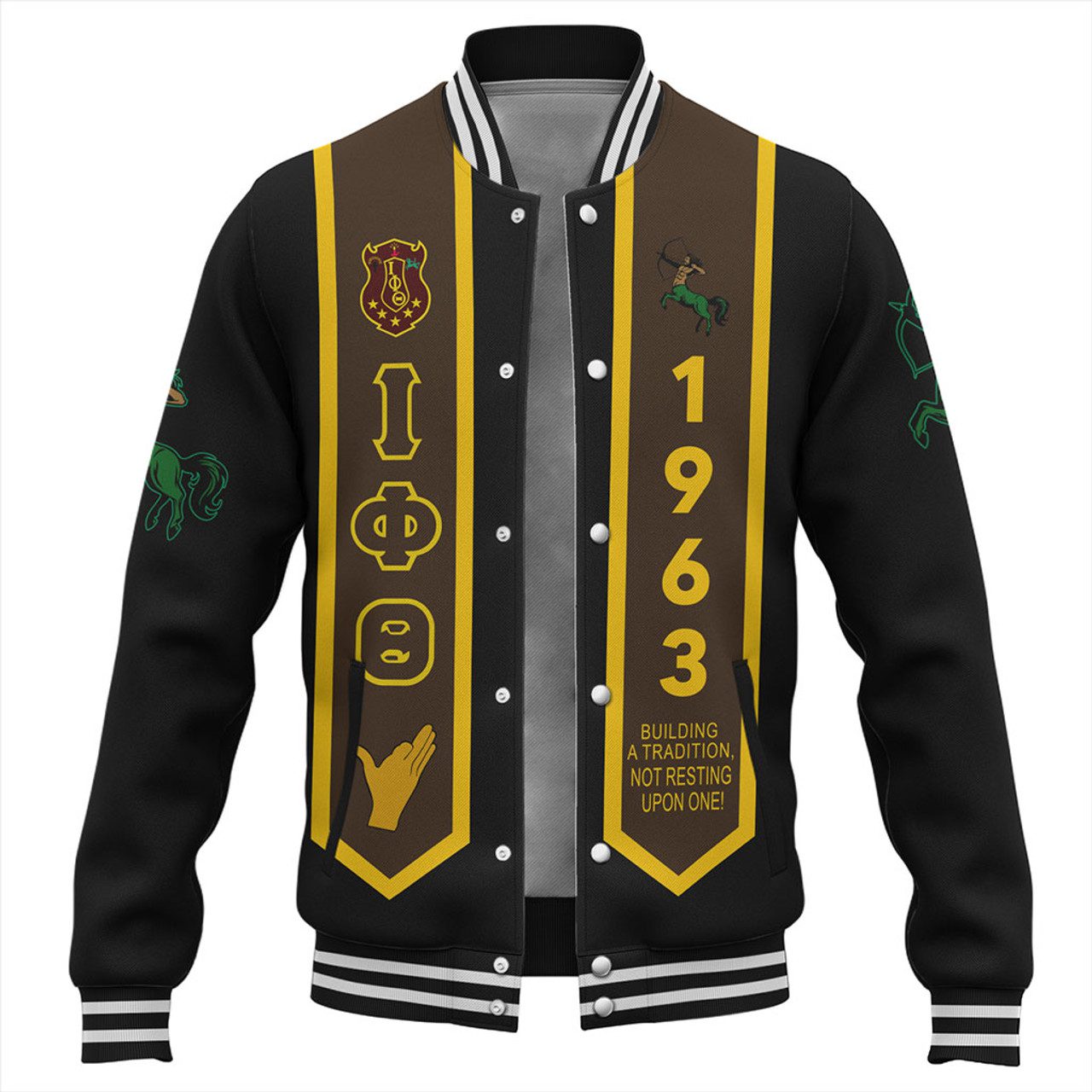 Iota Phi Theta Baseball Jacket Greek Gradution