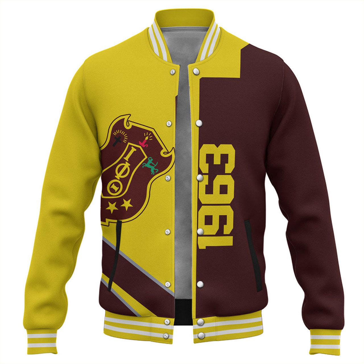 Iota Phi Theta Baseball Jacket Half Concept