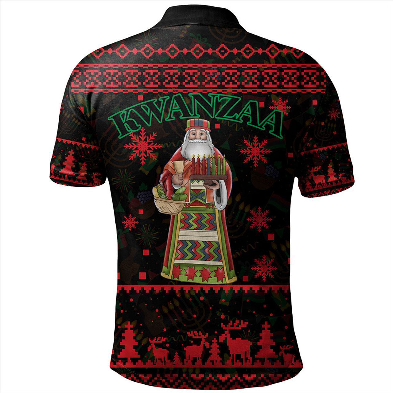 Kwanzaa Polo Shirt Nguzo Christmas