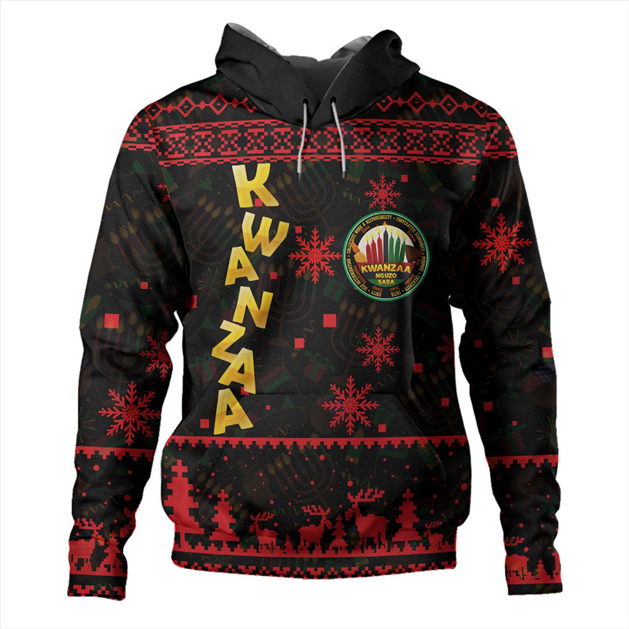 Kwanzaa Hoodie Nguzo Christmas