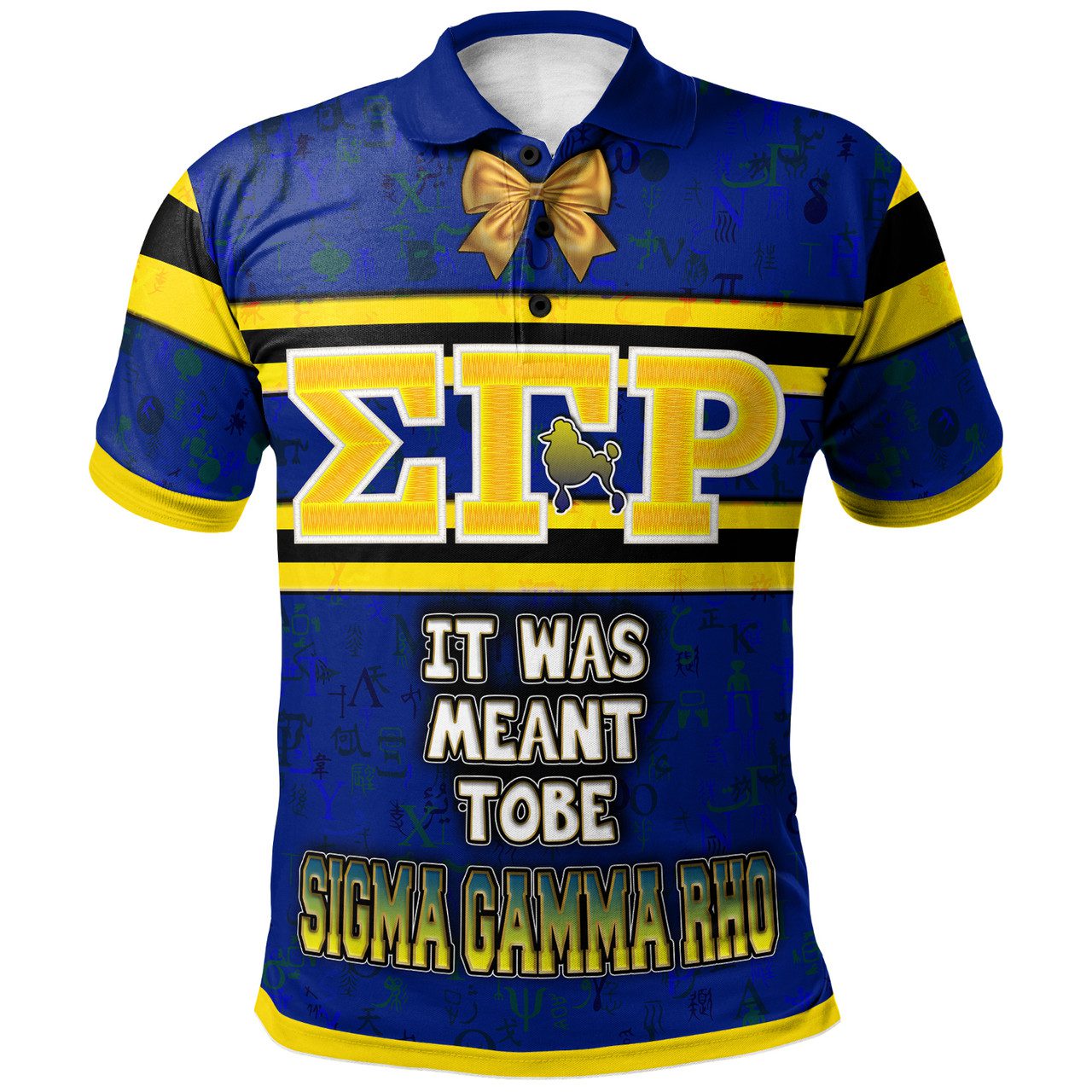 Sigma Gamma Rho Polo Shirt – Custom It Was Meant Tobe Sigma Gamma Rho Poodle Polo Shirt