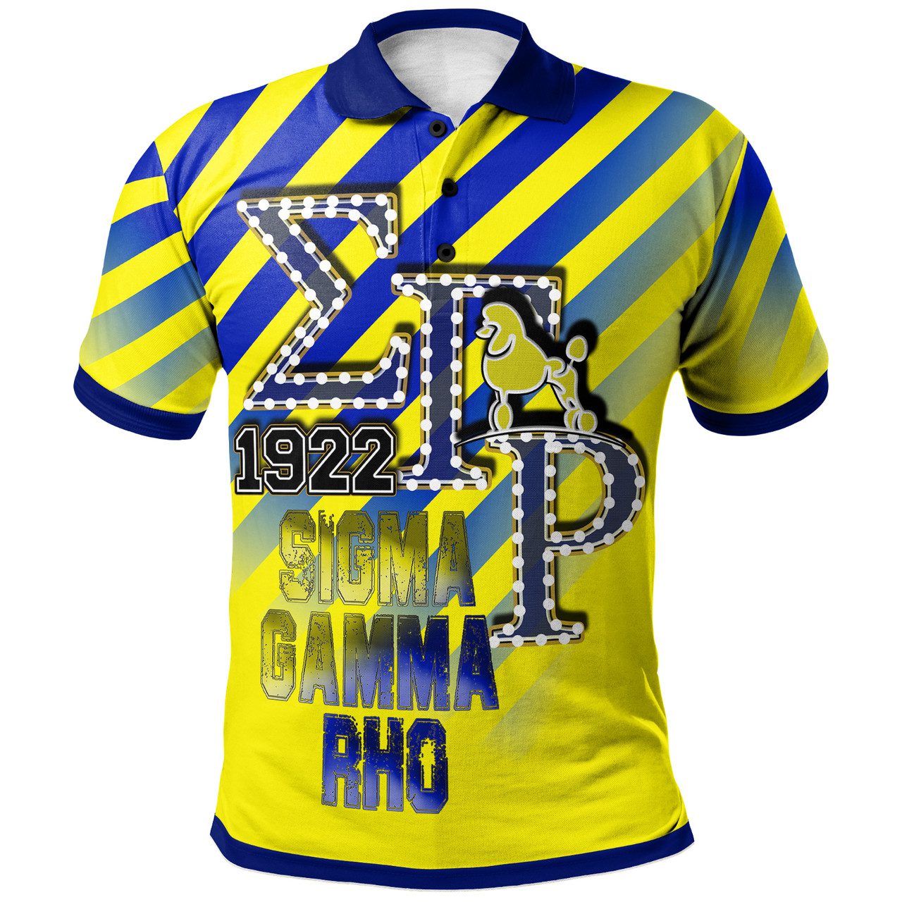 Sigma Gamma Rho Polo Shirt – Custom Sigma Gamma Rho Poodle Polo Shirt