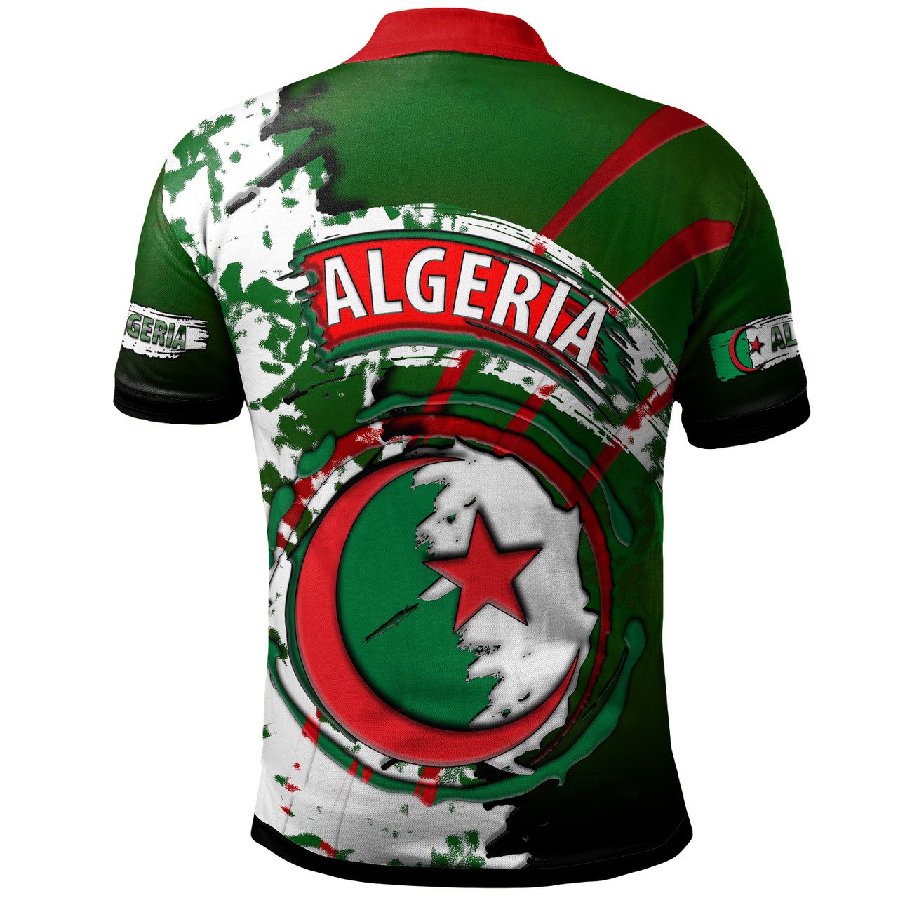 Algeria Polo Shirt – Custom Algeria Independence Day Algeria Flag Style Polo Shirt