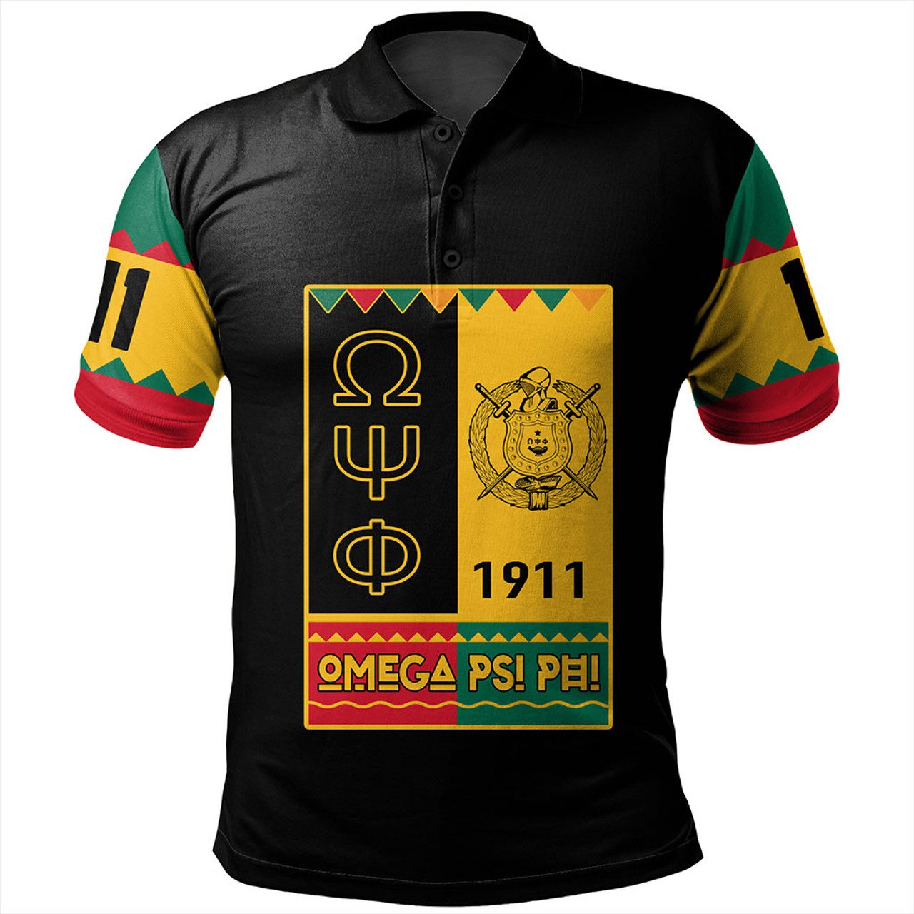 Omega Psi Phi Polo Shirt Black History Month