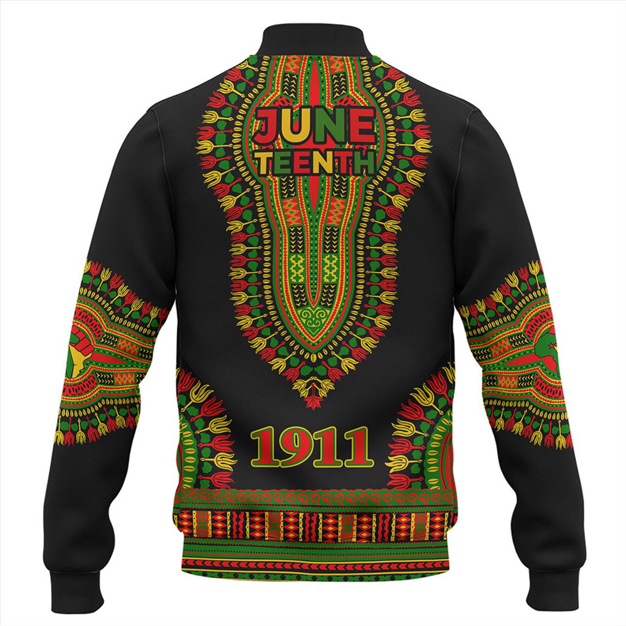 Omega Psi Phi Baseball Jacket Dashiki Juneteenth