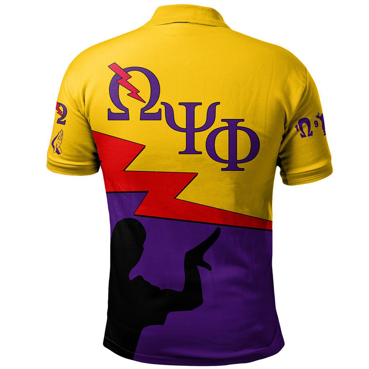 Omega Psi Phi Polo Shirt Thunder Omega