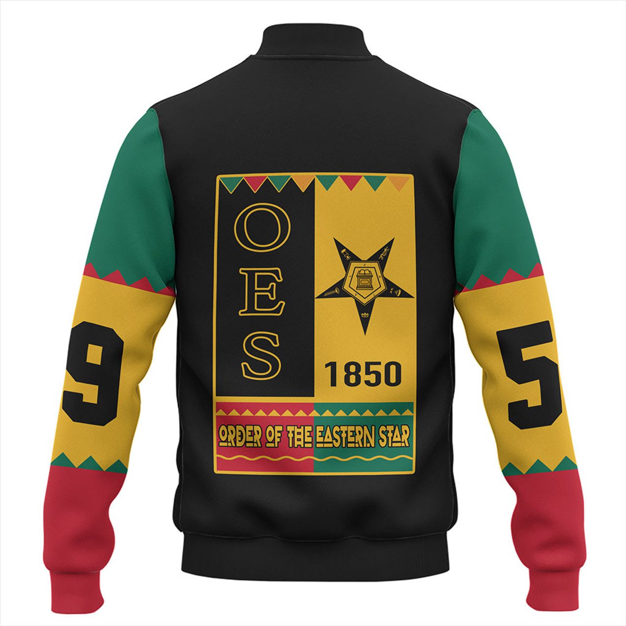 Order of the Eastern Star Baseball Jacket Black History Month