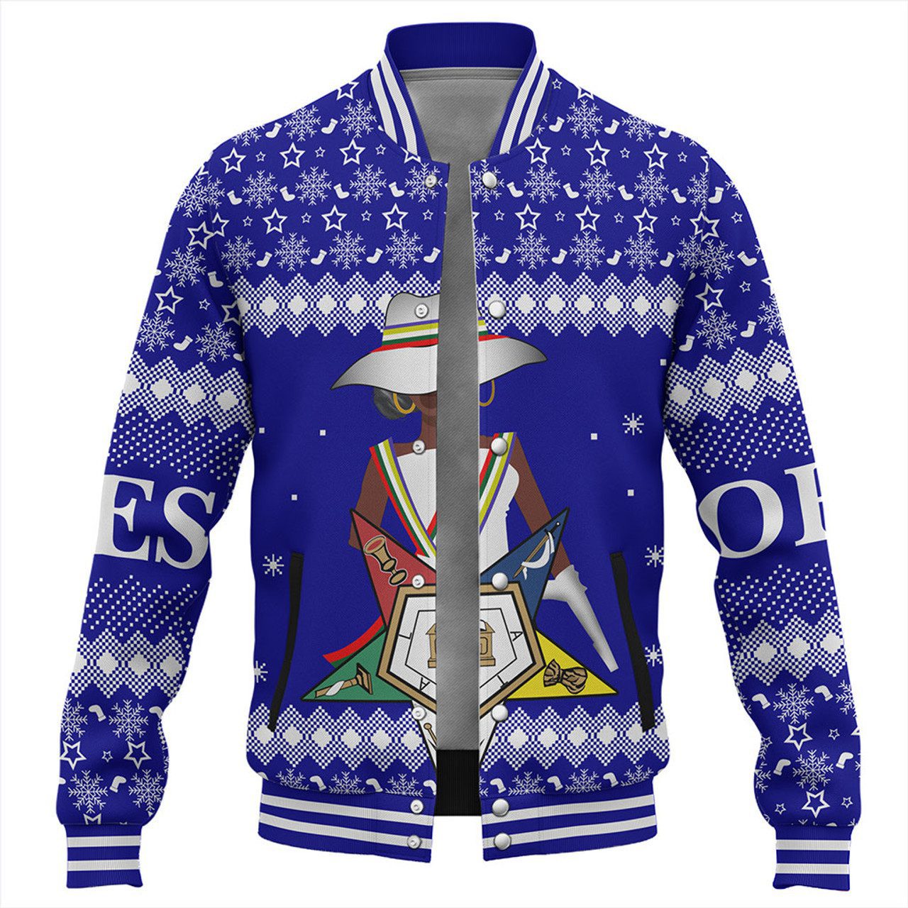 Order of the Eastern Star Baseball Jacket Christmas Greek Life