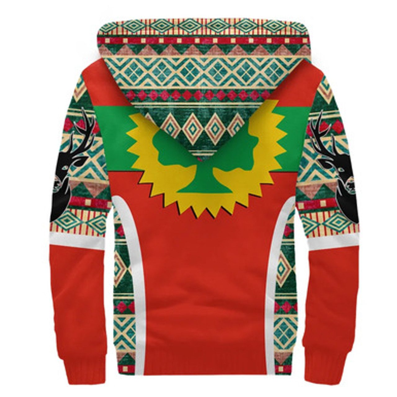 Oromo Sherpa Hoodie – Africa Pattern Style