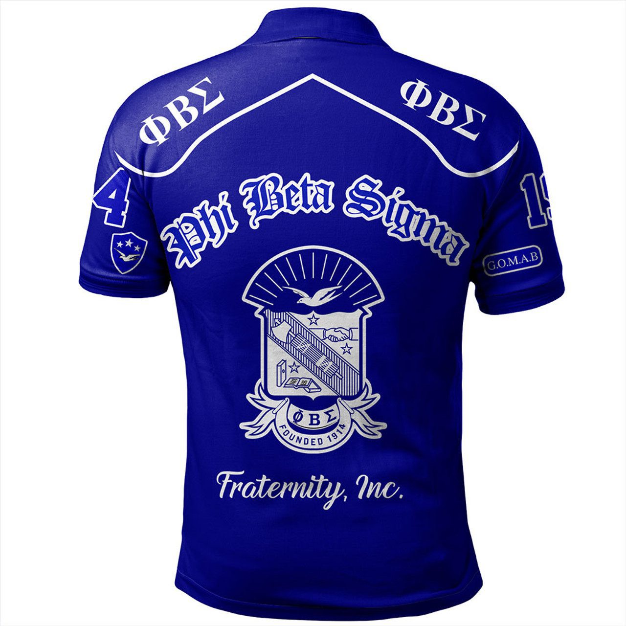 Phi Beta Sigma Polo Shirt Greek Fraternity Style