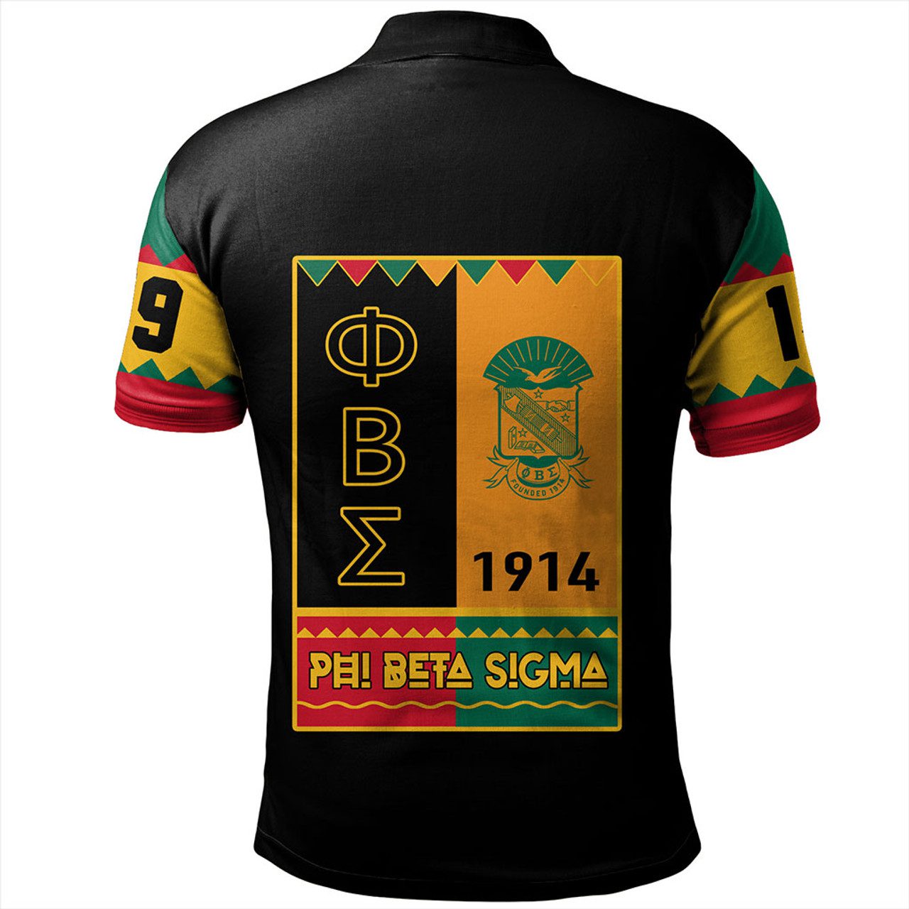 Phi Beta Sigma Polo Shirt Black History Month