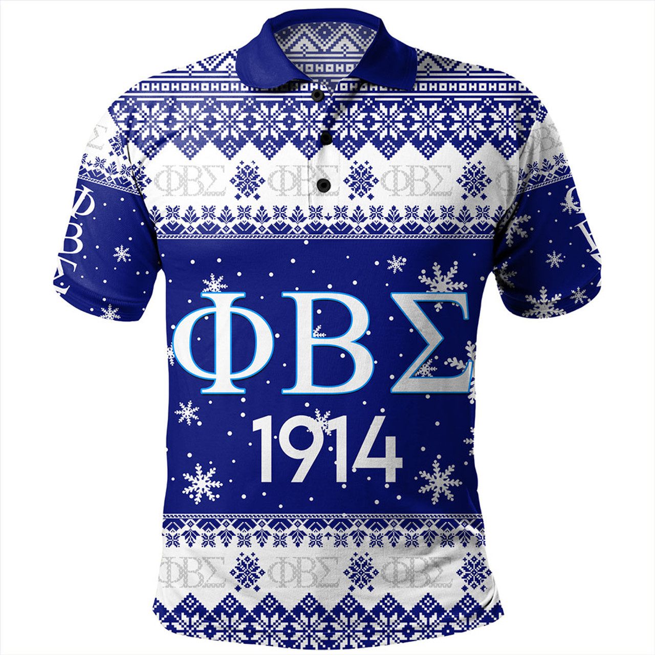 Phi Beta Sigma Polo Shirt Fraternity Inc Christmas