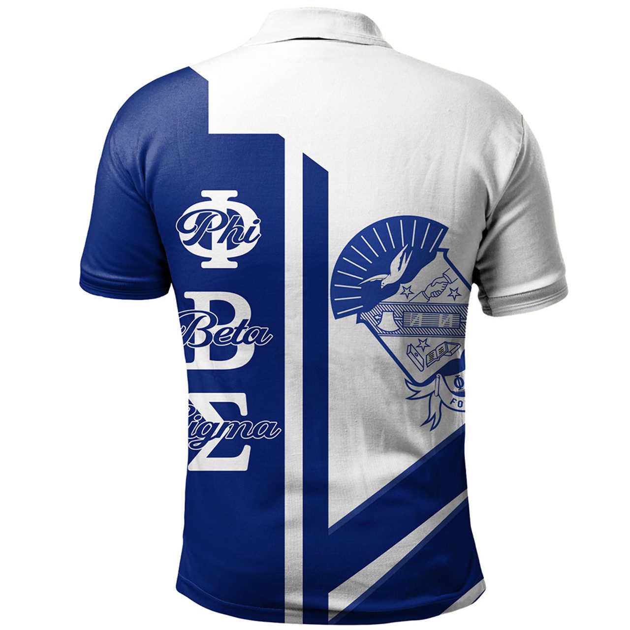 Phi Beta Sigma Polo Shirt Half Concept