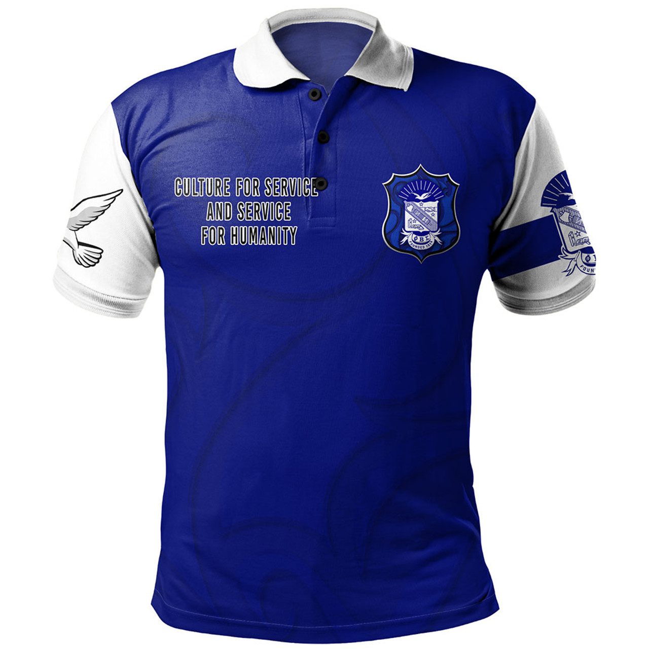 Phi Beta Sigma Polo Shirt Motto