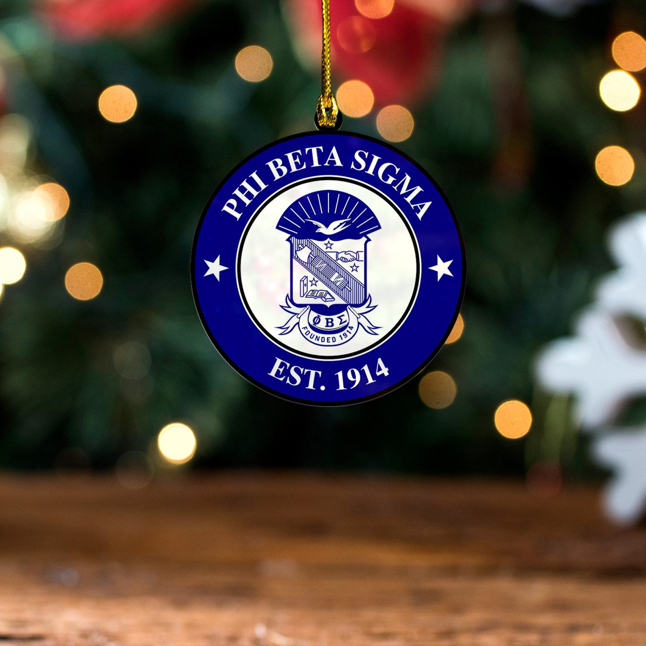 Phi Beta Sigma Acrylic Ornament Fraternity Inc