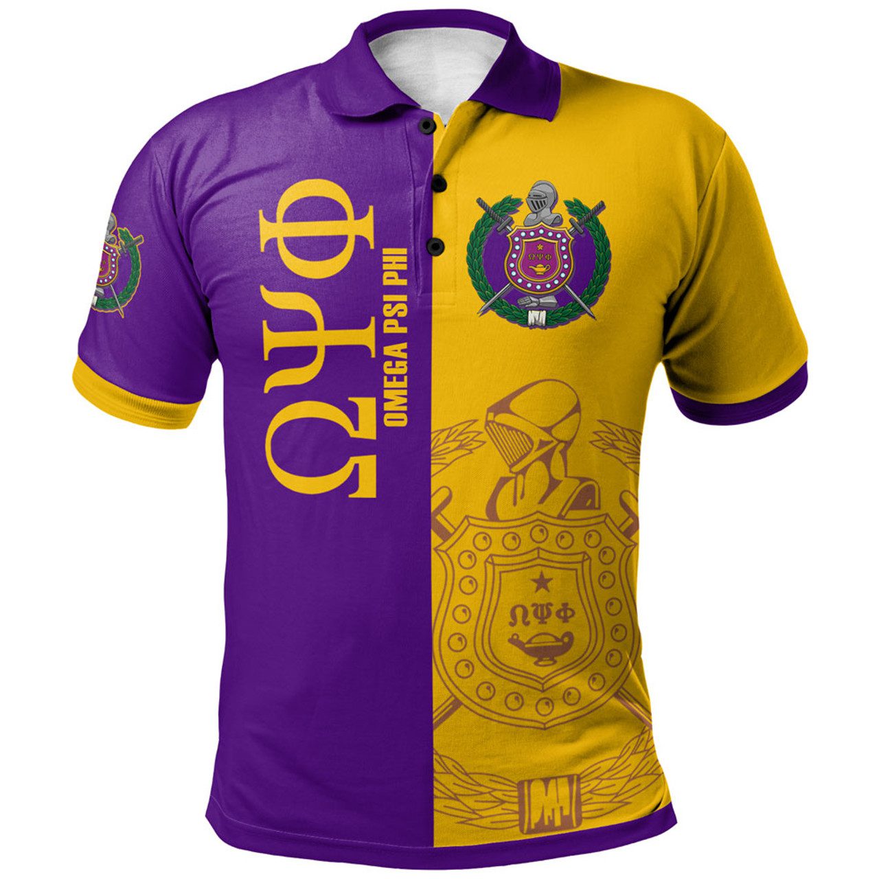 Omega Psi Phi Polo Shirt – Custom Fraternity Polo Shirt