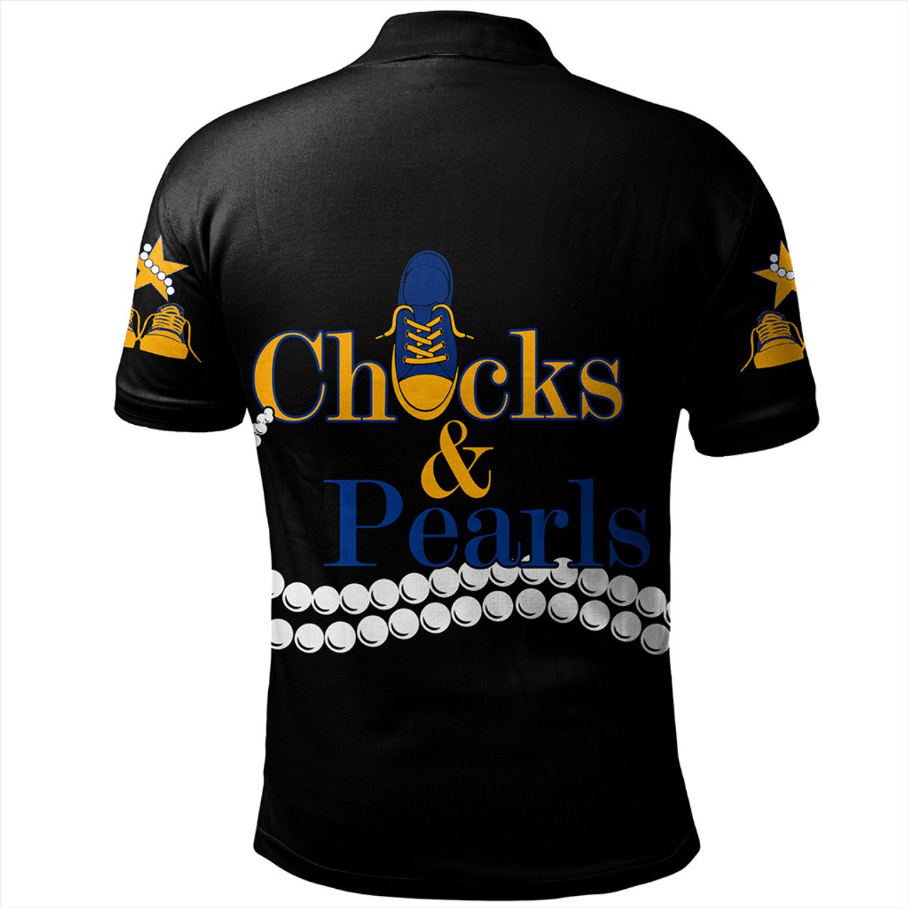Sigma Gamma Rho Polo Shirt K.H Chuck And Pearls