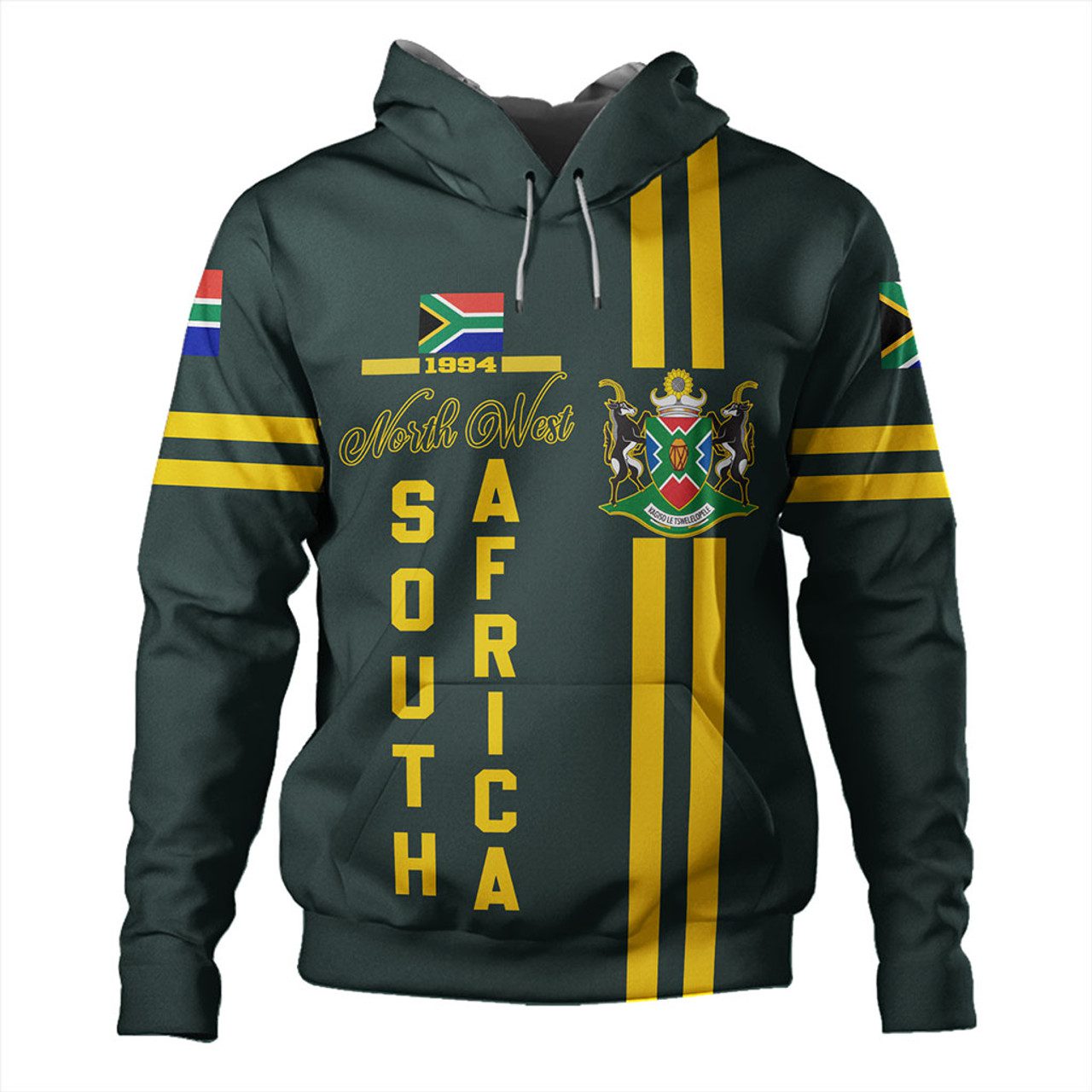 South Africa Hoodie North West Springbook Animals