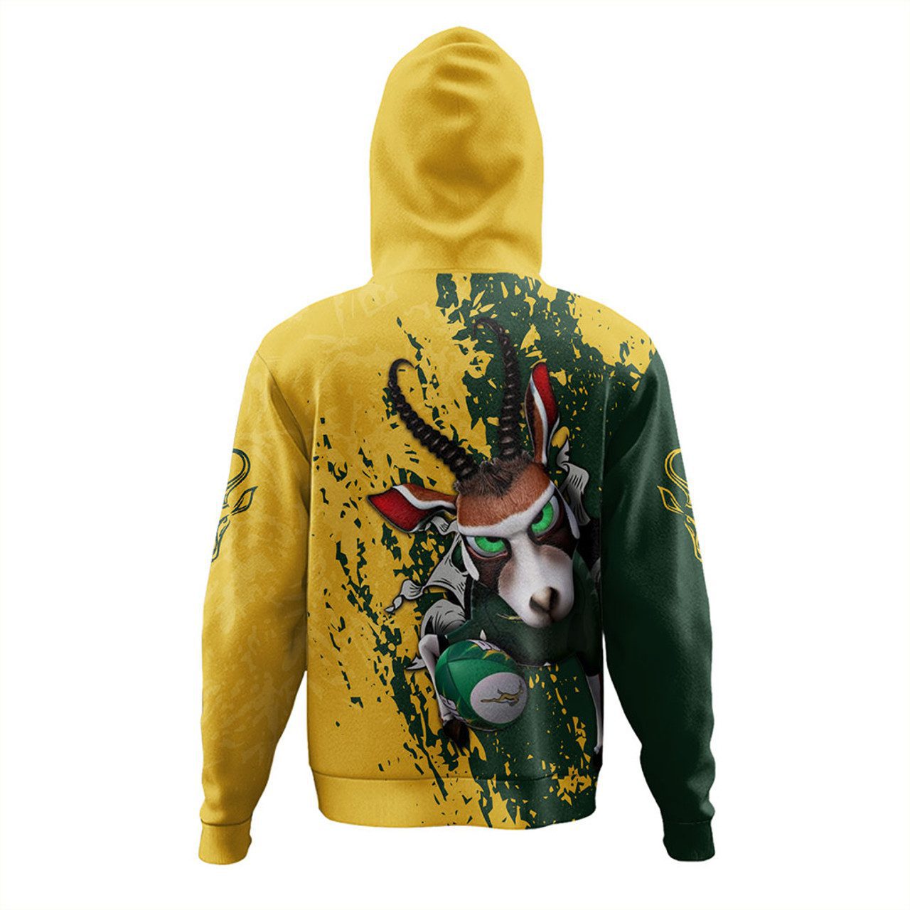 South Africa Hoodie Springbuks Mascots Style