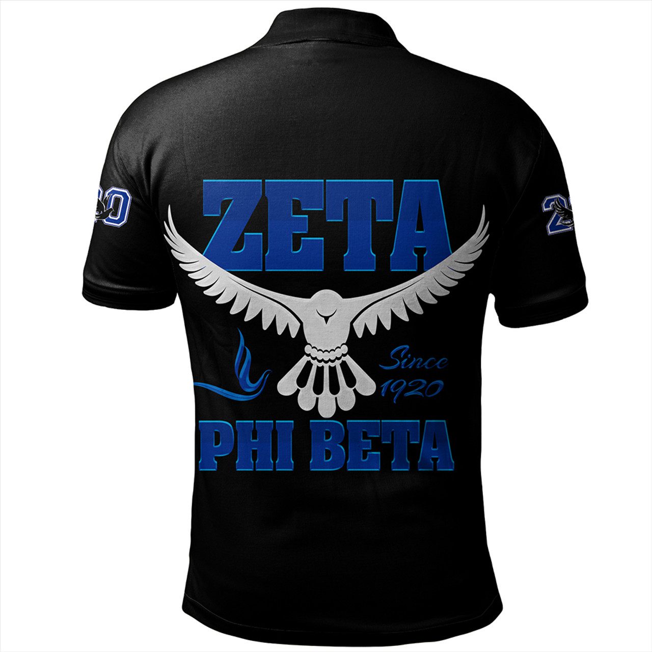 Zeta Phi Beta Polo Shirt Letters