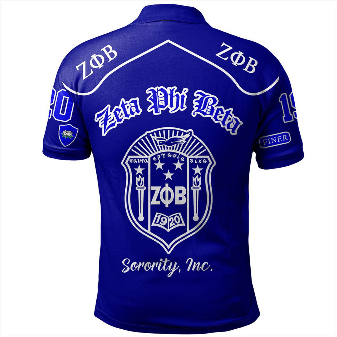 Zeta Phi Beta Polo Shirt Greek Sorority Style