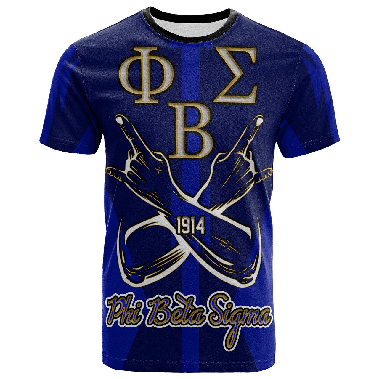 Phi Beta Sigma T- Shirt – Fraternity Hand Phi Beta Sigma T- Shirt