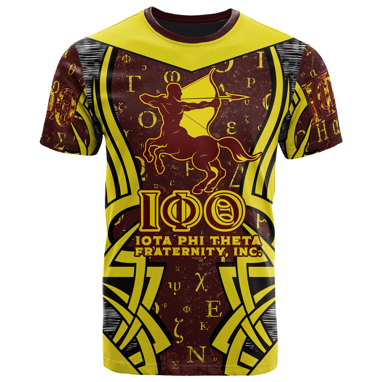 Iota Phi Theta Custom T-shirt – Iota Phi Theta Fraternity Centaur Greek Alphabet T-shirt