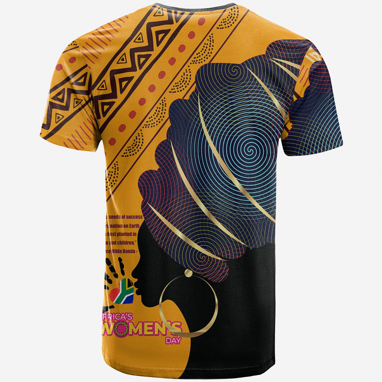 African T-Shirt – Happy Pan-African Women’s Day With African Patterns T-Shirt