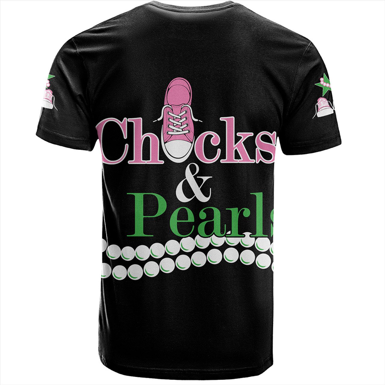 Alpha Kappa Alpha T-Shirt K.H Chuck And Pearls