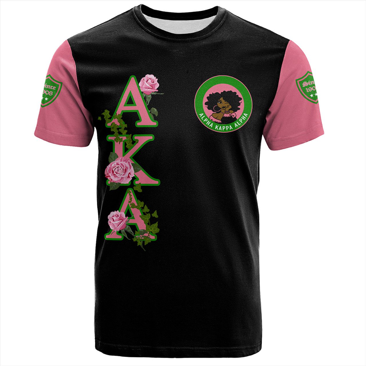 Alpha Kappa Alpha T-Shirt Pink Rose
