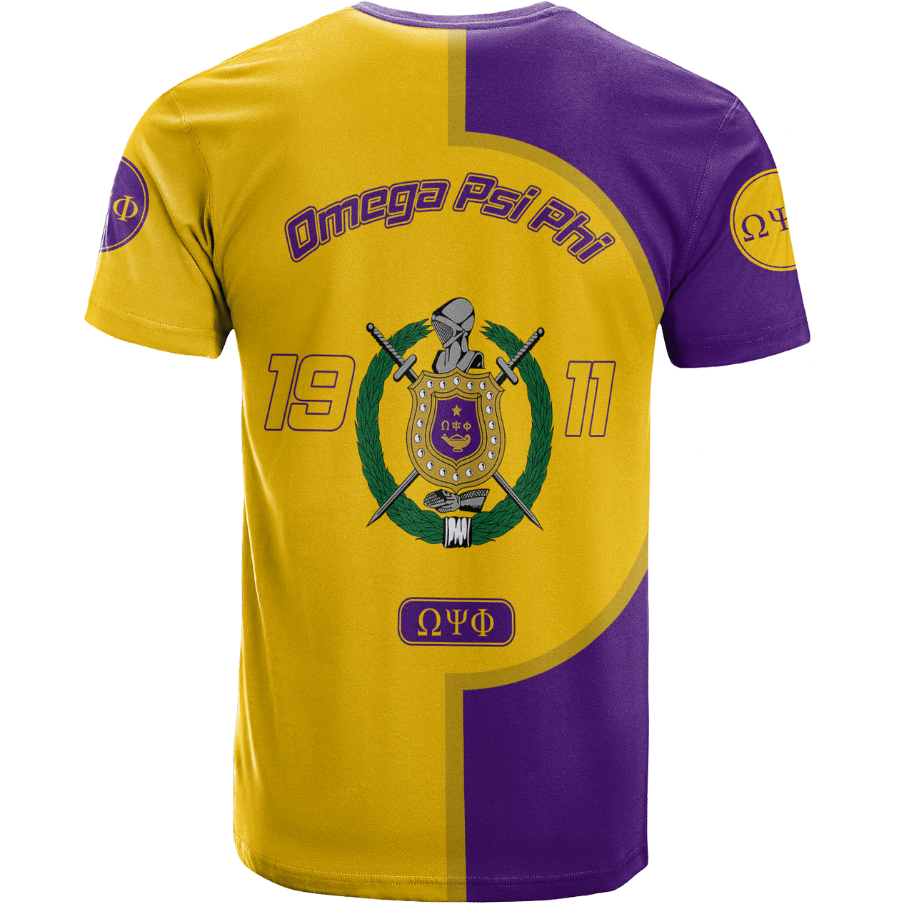 Omega Psi Phi T-Shirt Half Circle